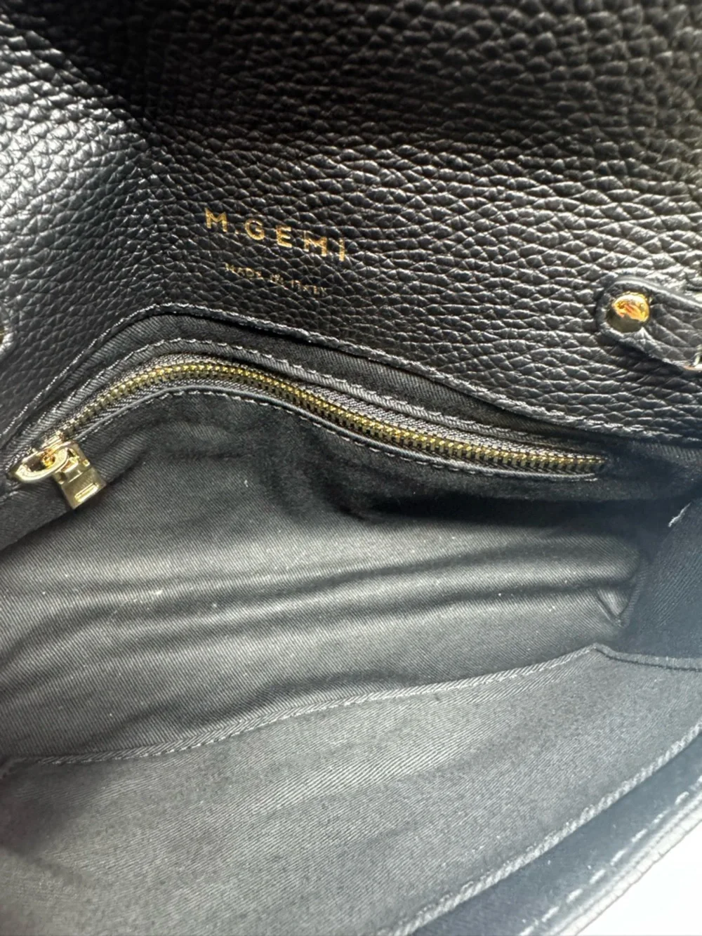 M. Gemi The Francesca Convertible Crossbody black NWOT - Picture 8 of 8